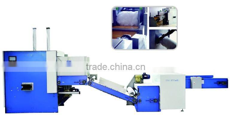 Pillow cushion rolling filling line sales domestic and overseas