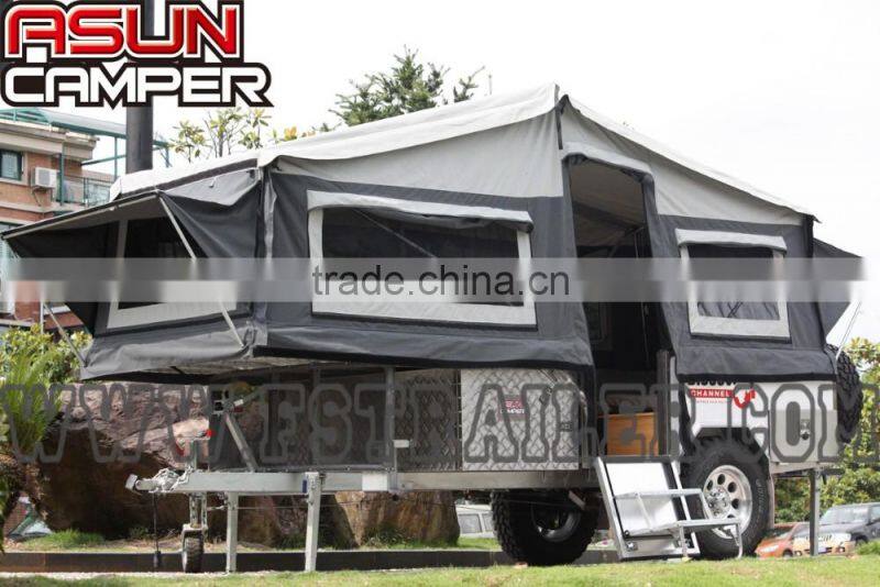 Hard floor camper forward folding trailer (FS-HFC12S)
