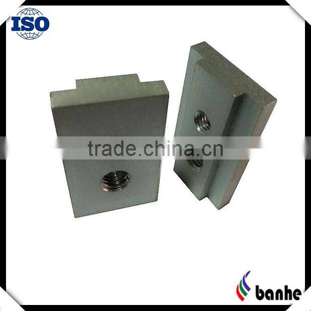 Door hanging plate for automatic door system with zinc plating made in Cixi Banghe
