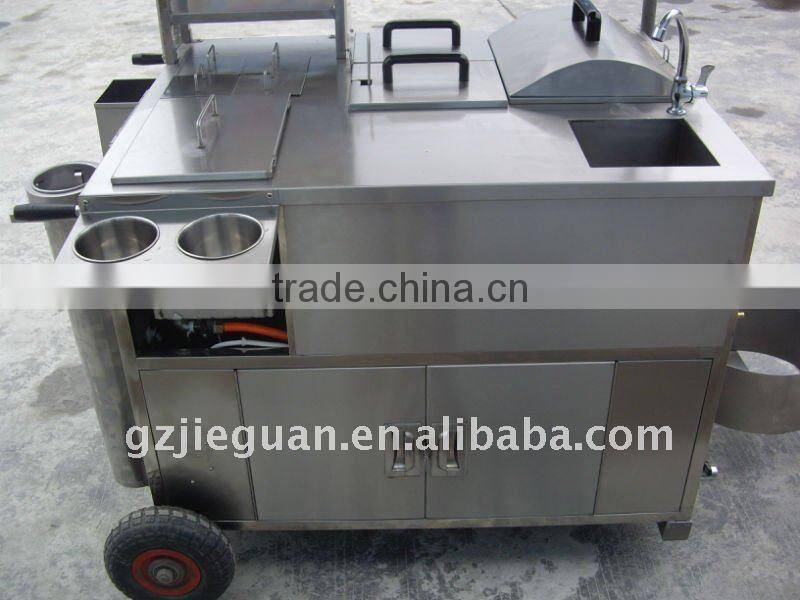 mobile hot dog cart