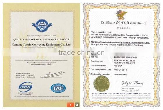 2400B Radius Conveyor Belt