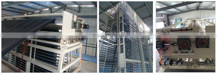 Hdpe pond liner geomembrane plastic extruder machine