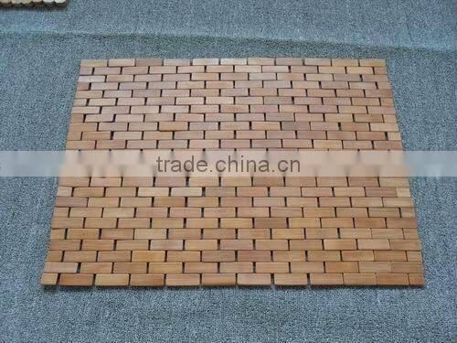 bamboo bath mat
