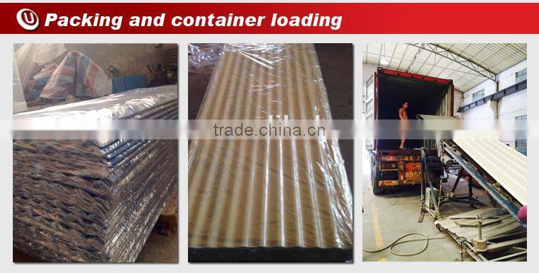 Good impact resistance heat resistant corrugated roofing sheet