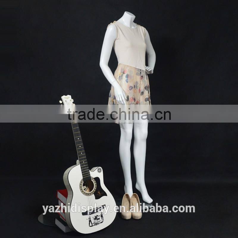 Fashion fiberglass sexy female headless mannequin for window display