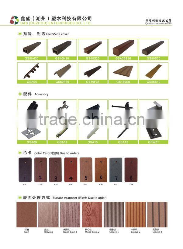 zhejiang recycled wpc tile decking for wholesales engineered wpc