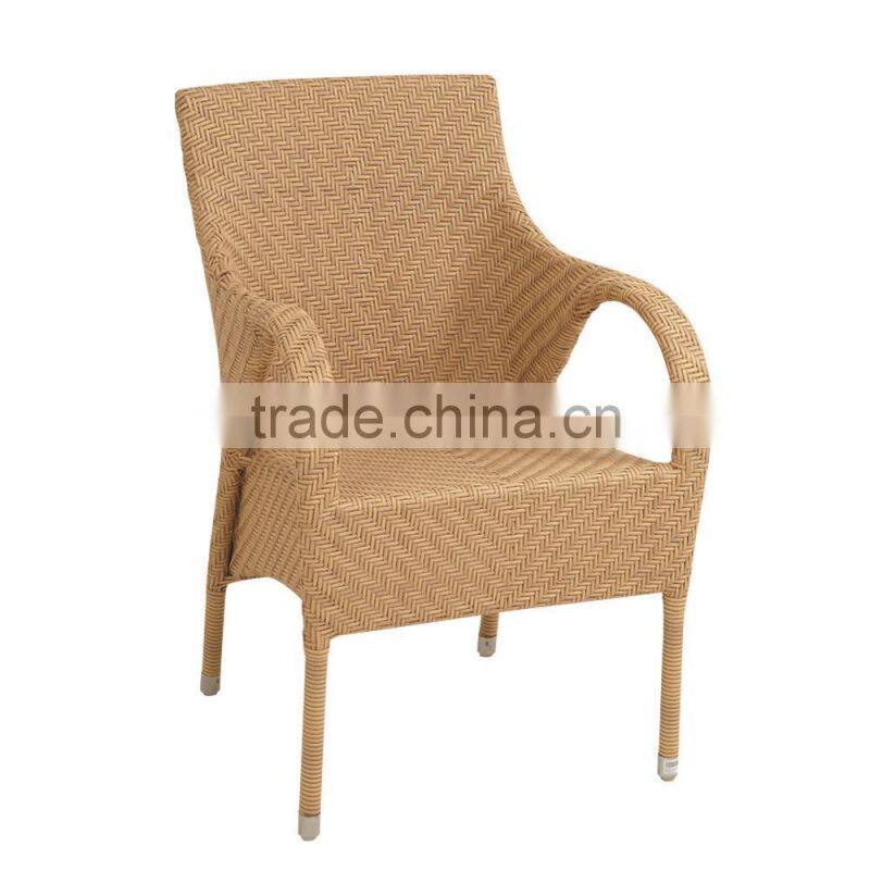 Rattan stacking bistro chairs for outdoor Made in China