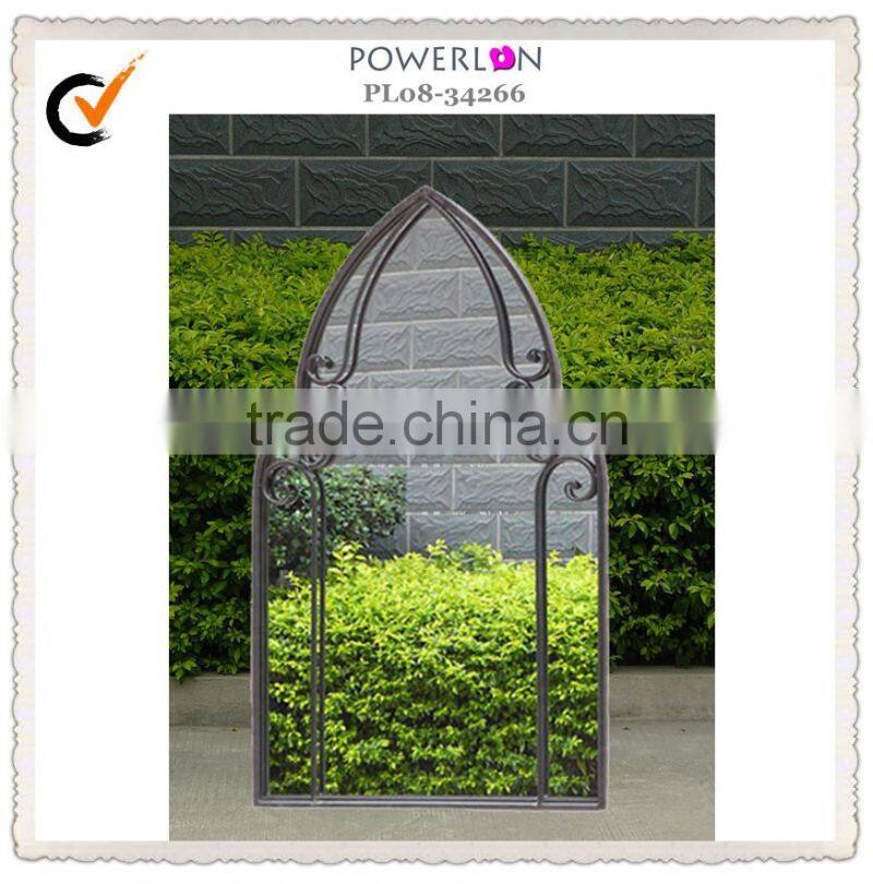 Antirust Metal Frame Vintage Decorative Wall Mirror