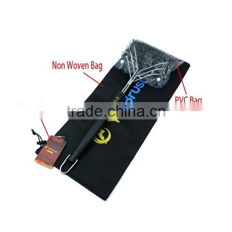 18 inch Steel wire grill brush, Stainless steel cleaning brush mat