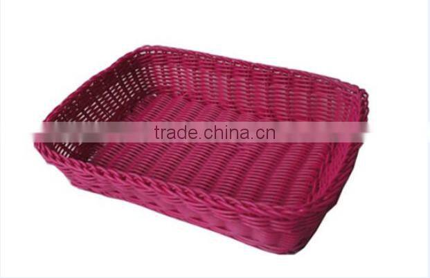 Multifunctional Plastic Basket Storage Plastic Weave Basket
