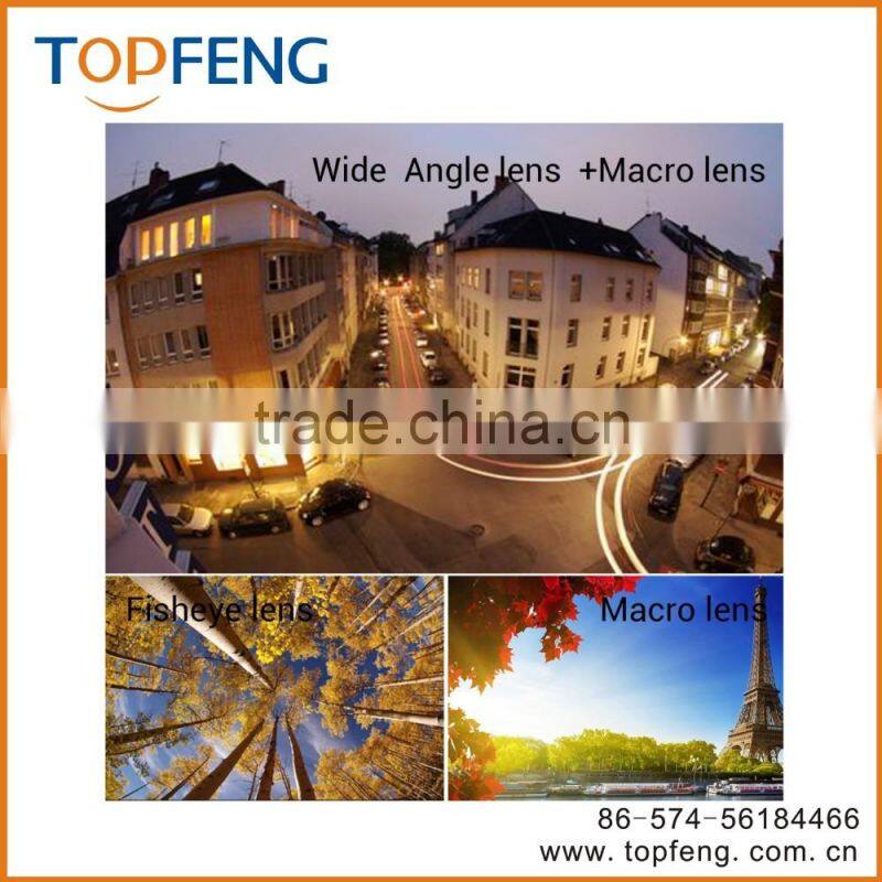 3 in 1 Fisheye-Lens + Wide Angle + Macro Lens Clip Camera Photo Kit For Smart Phones