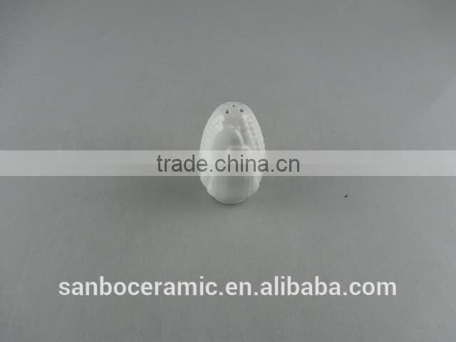 Cheap Wholesale Ceramic Salt and Pepper Shaker with Corn Shape