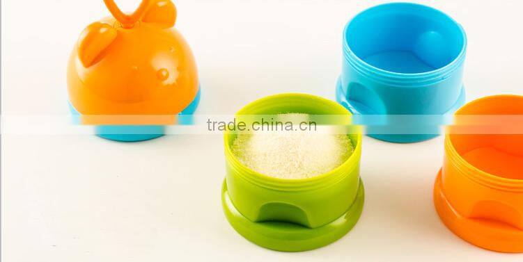 Wholesale Stock Small Order Cartoon Worm Baby Milk Snacks Storage Box