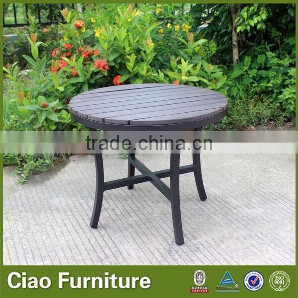 Modern round teak wooden teapoy designs