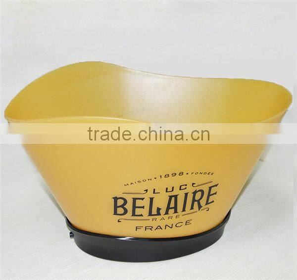 2016 hot sale promotion clear ice bucket brewery