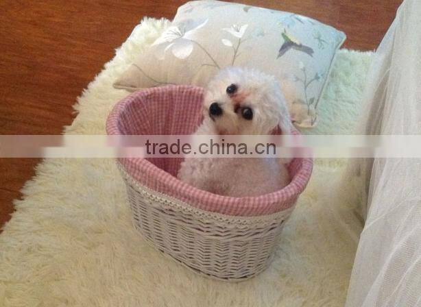 Eco-friendly wicker hand weave bicycle basket