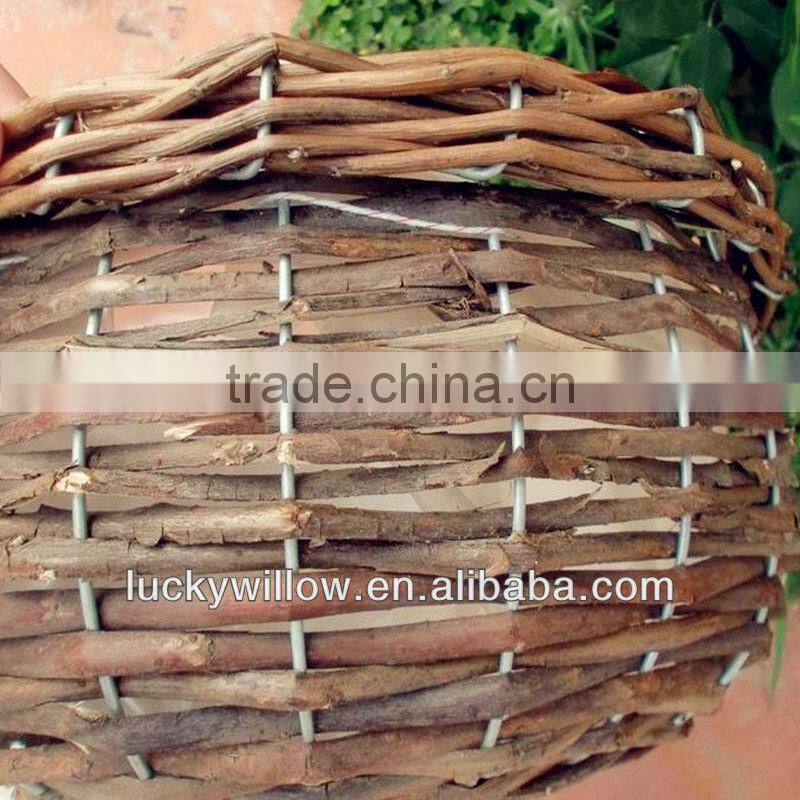 willow flowergirl flower basket for garden decoration