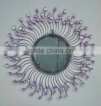 fashion metal wall mirror