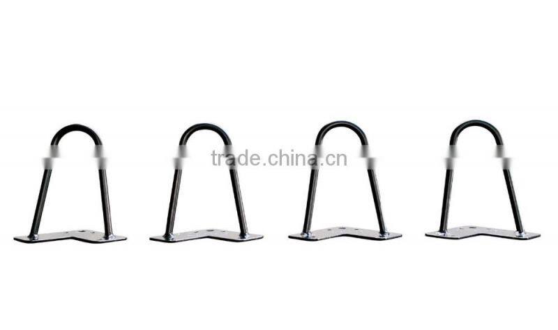 Home Furniture Hardware black powder coated Cabinet metal hairpin leg