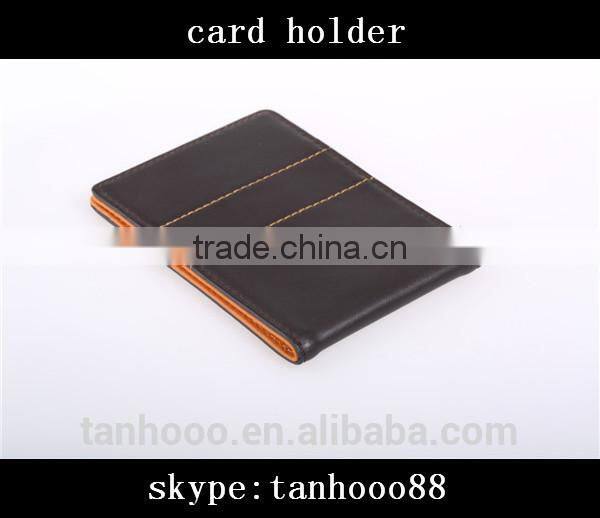 hot selling leather/pu/pvc id card holder ,portable passport card holder , small leather card holder