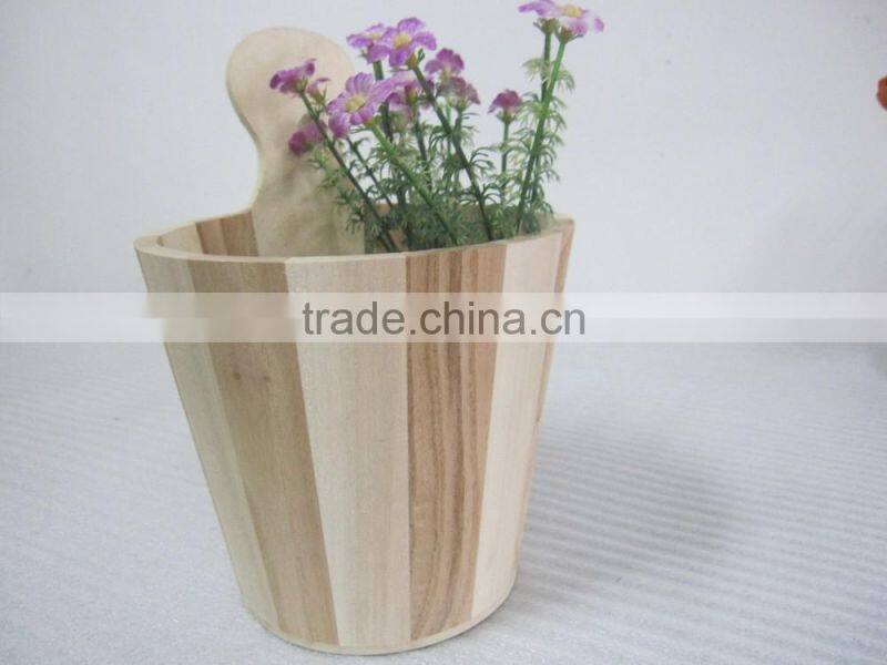 Garden Decoration Wooden Flower Pot/Wood Planter /Planter Box