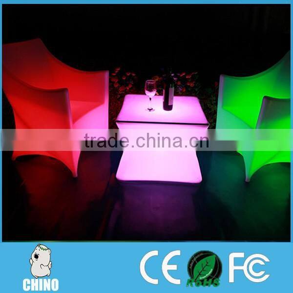 LED modern led furniture lighted led sweet coffe table