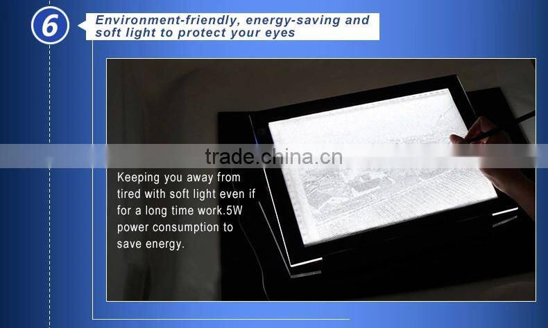 2016 Wholesale good quality copy board led drawing pad art craft for kids