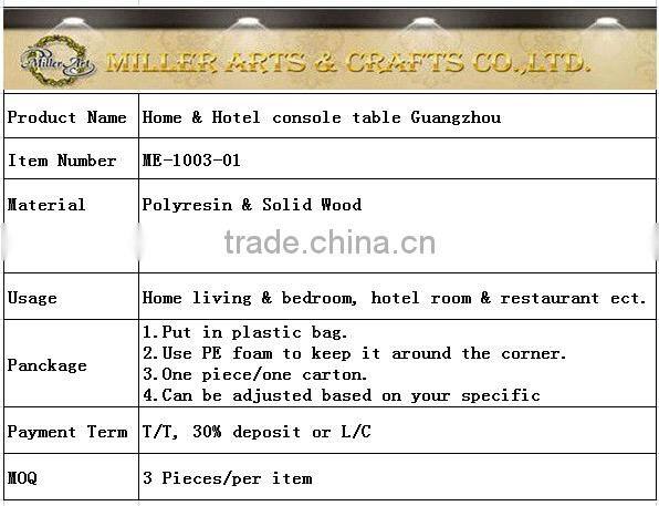 High quality Antique reproduction console table ME-1003-01