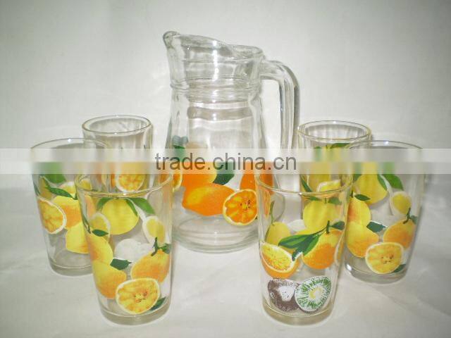 Hot Summer Glass Wine Bottle Set Of Lower Price And Vivid Impression