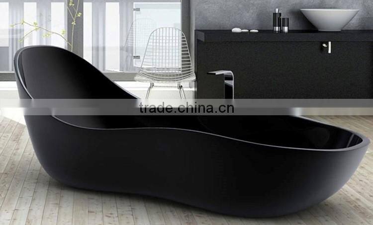 china factory home decoration wholesale marble marble bathtub black stone