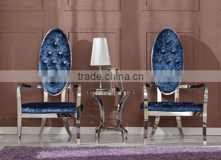 FS 019 elegant fancy decoration living room leisure chair single chair visitor hotel room bedroom chair wedding silver chairs