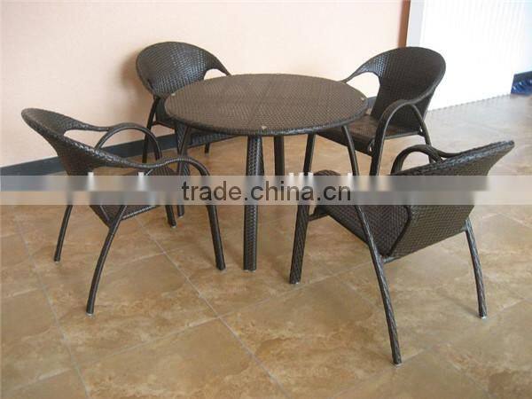 Outdoor Furniture Rattan Dining Set Furniture AY1003