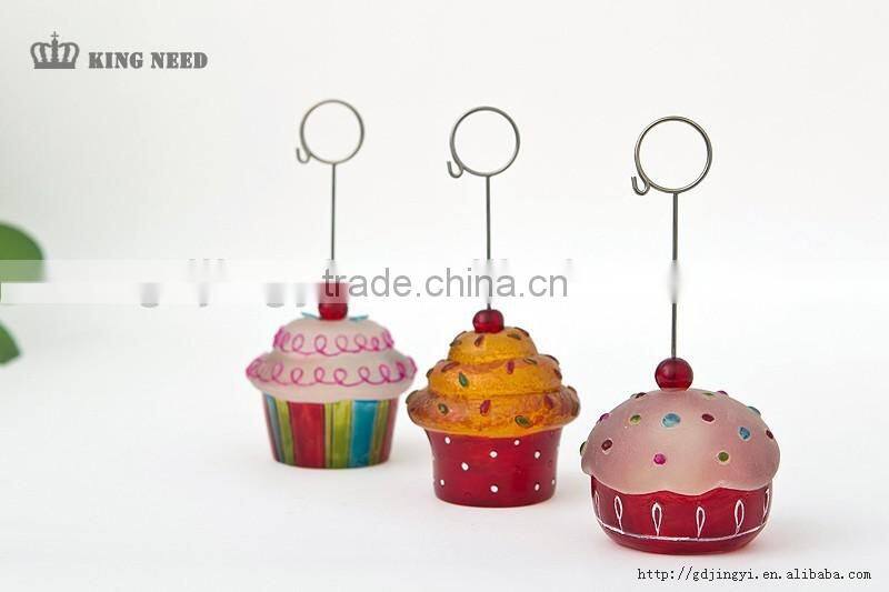 2014 cute cake shaped name card holder