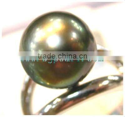 large tahitian pearl ring