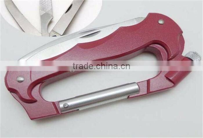 Special gift products multifunction portable carabiner with LED