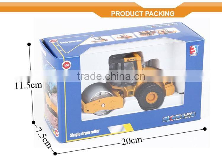 Alloy Mini Road Roller Scale Model 1:50 Diecast Model Car