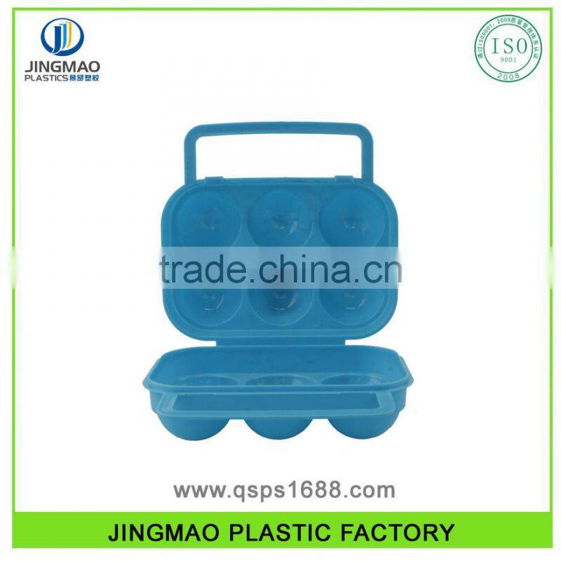 Novelty Design 12 Cavities Egg Shaped Plastic Container