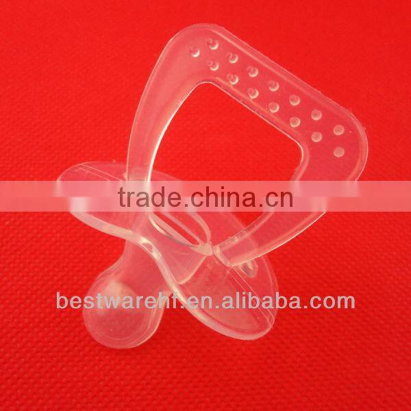 2013 Colorful Food Grade Soft Horse shape silicone baby teether/silicone baby products baby bottle and teether with handle