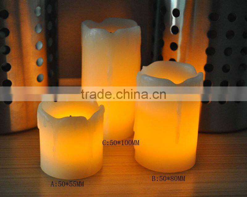 Flameless Led Candle With Blow ON/OFF