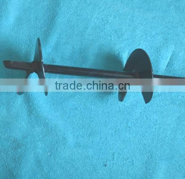 Steel fastening ground anchor