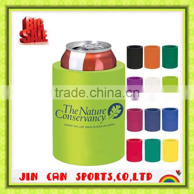 Promotional logo printing neoprene slap wrap can cooler