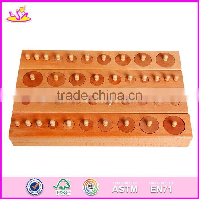2017 New design toddlers preschool wooden montessori toys W12F010