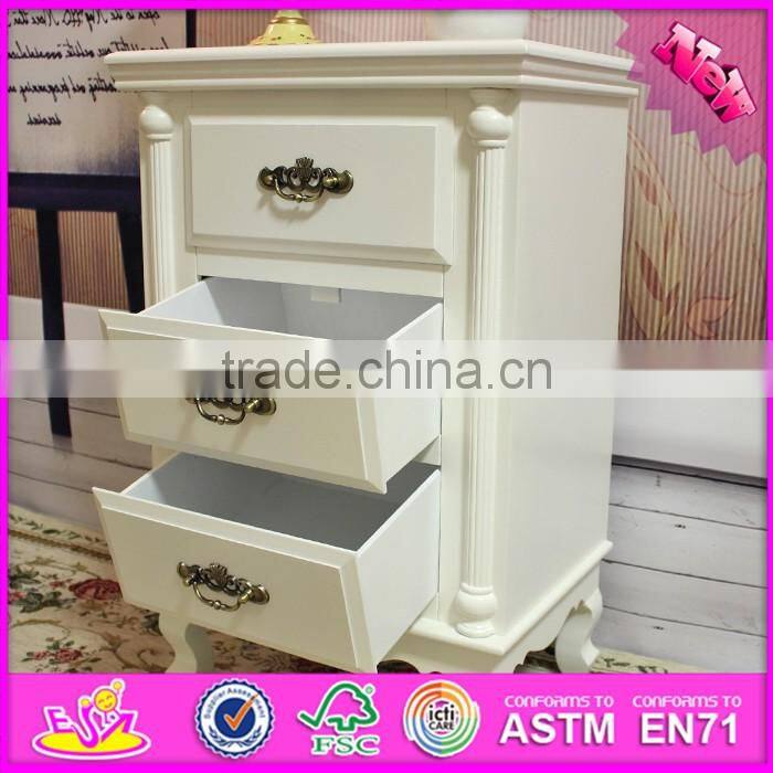 2016 wholesale high quality solid wooden bedside cabinets W08H066