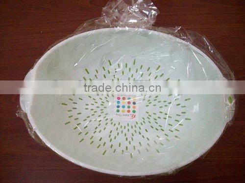 oval double-deck PP Plastic dropping water dish