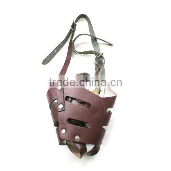 Dog Mouth Cover, Leather Muzzle, Pet Muzzle