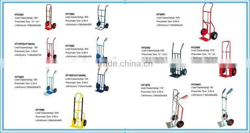 multipurpose Steel 2 in 1 four-wheels platform hand trolley HT1842