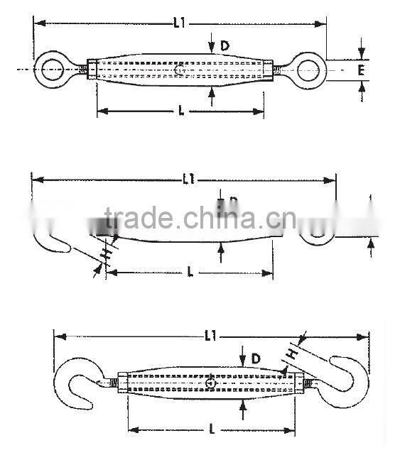 Stainless Steel Pipe Turnbuckle