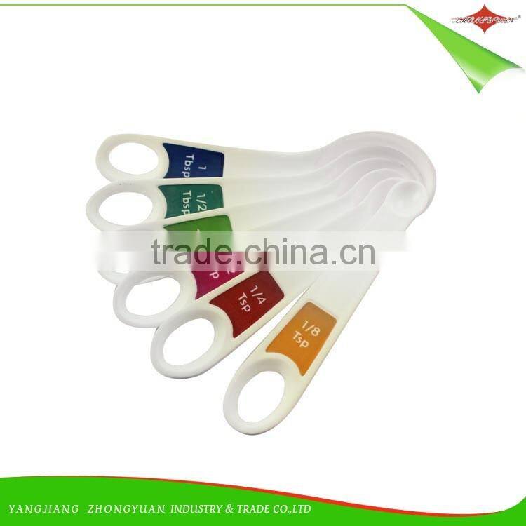 ZY-L1040A 15pcs plastic salad bowls set with measuring spoons