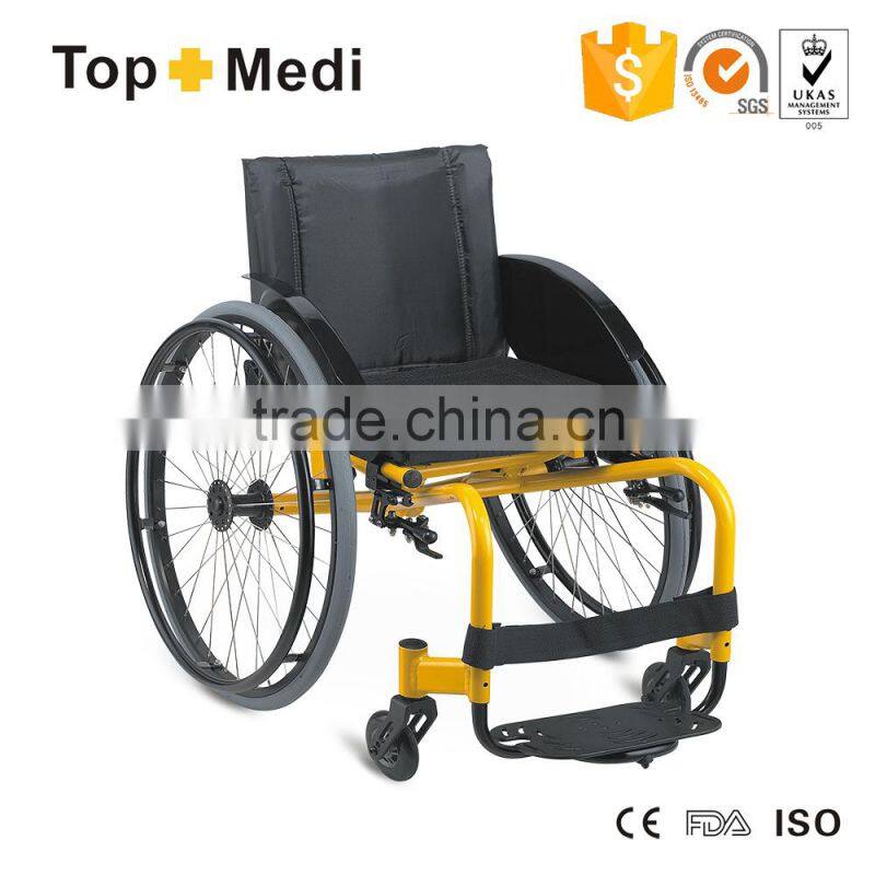 TOPMEDI Aluminum sport wheel chair
