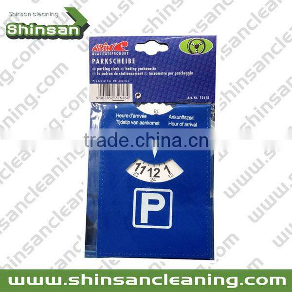 2017 New Design soft PVC parking timer/parking disc clock/parking disc